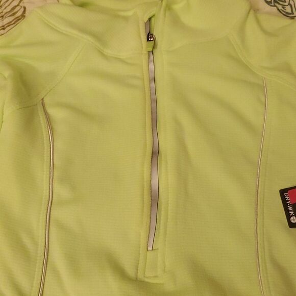 Marika Tek Long Sleeve Running Top Safety Green - Picture 4 of 11